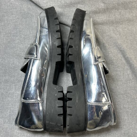 Nine West Garren3 Slip-On Loafers, Silver, Women's 10 M - Picture 8 of 9